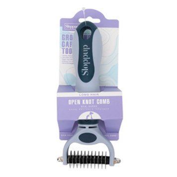Щітка TM Sunny Pets для тварин для підшерстя з подвійним коротким ножем середня 18,8х7,3х3,7см 94924.01 фото