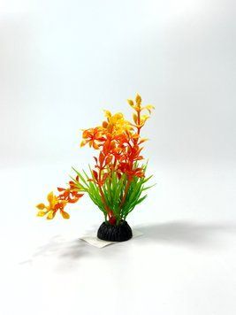 Рослина TM Sunny Pets штучна акваріумна жовта 10см Art.- 000833 фото