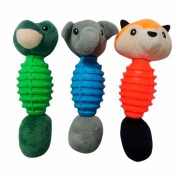 Іграшка ТМ Sunny Pets для собак м'яка з гумовим м'ячем звірятко 10х22 см SPD-0283 фото