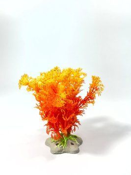 Рослина TM Sunny Pets штучна акваріумна жовта 12см Art.- 000369 фото