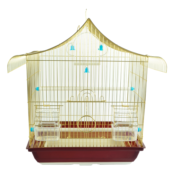 Klatka dla ptak&oacute;w Sunny Pets mosiądz 37x28x45.5 cm A3128GL