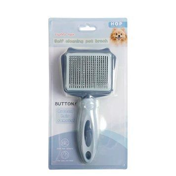 Щітка TM Sunny Pets для тварин квадратна самоочисна сіра 92272.01 фото