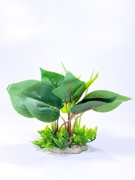 Рослина TM Sunny Pets штучна акваріумна зелена 9*5.5*15см Art.- 001571 фото