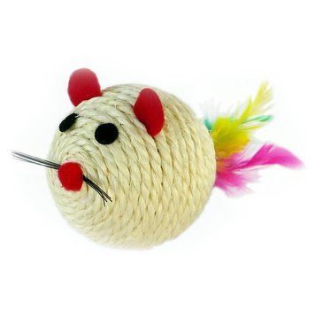 Іграшка ТМ Sunny Pets для котів Миша мотузкова 13 см SPC-0359 фото