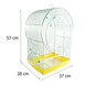 Klatka dla ptak&oacute;w Sunny Pets stal 37x28x57 cm A3129ZN